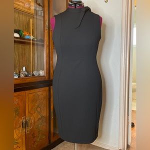 Calvin Klein black dress with gold zipper size 10